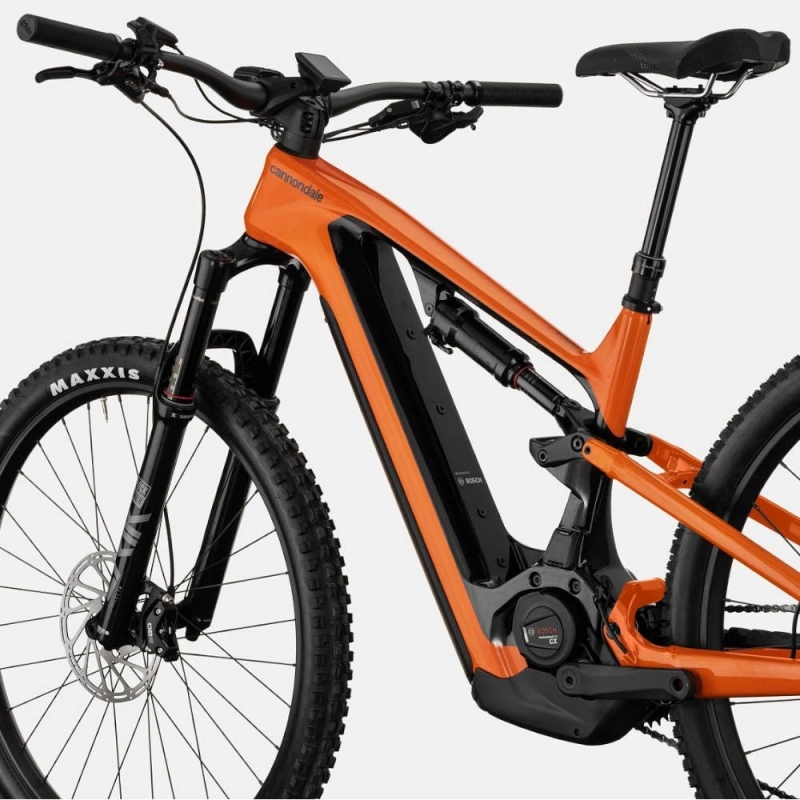 Rower elektryczny Cannondale Moterra Neo Carbon 1 pomarańczowy