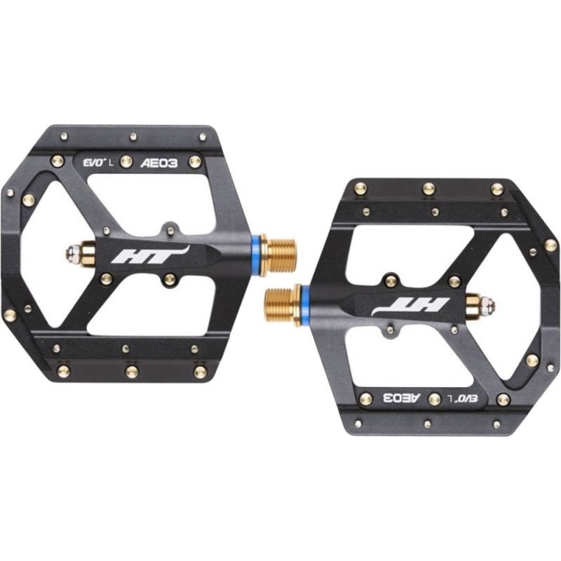 Pedały rowerowe HT AE03 czarno-złote