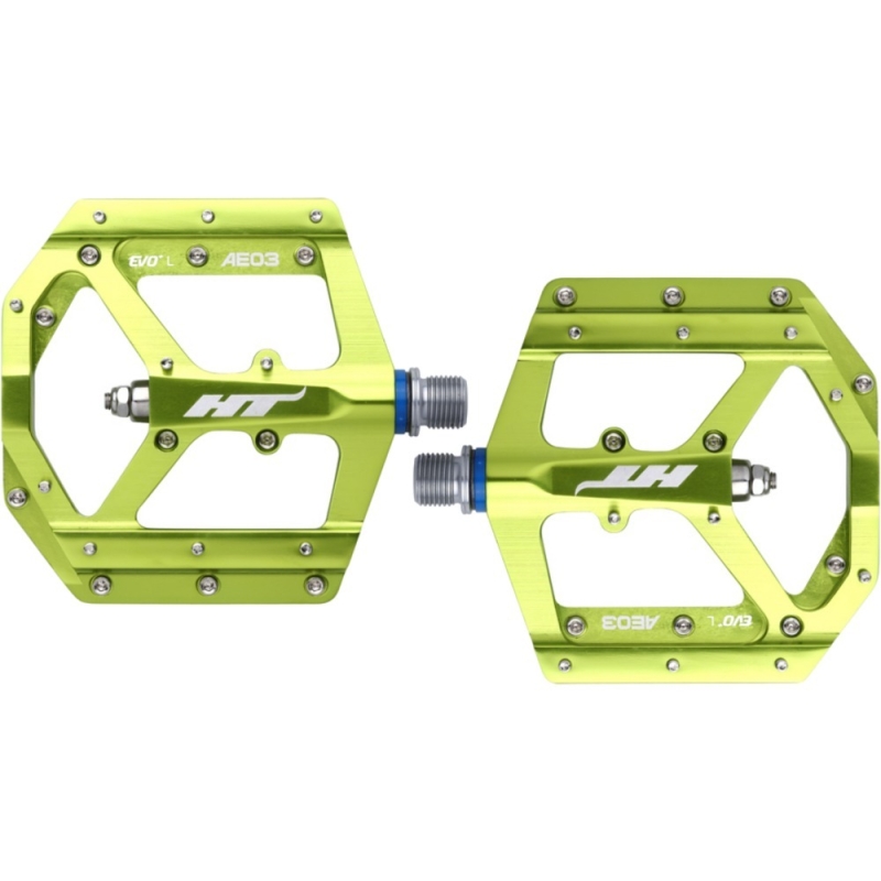 Pedały rowerowe HT AE03 zielone