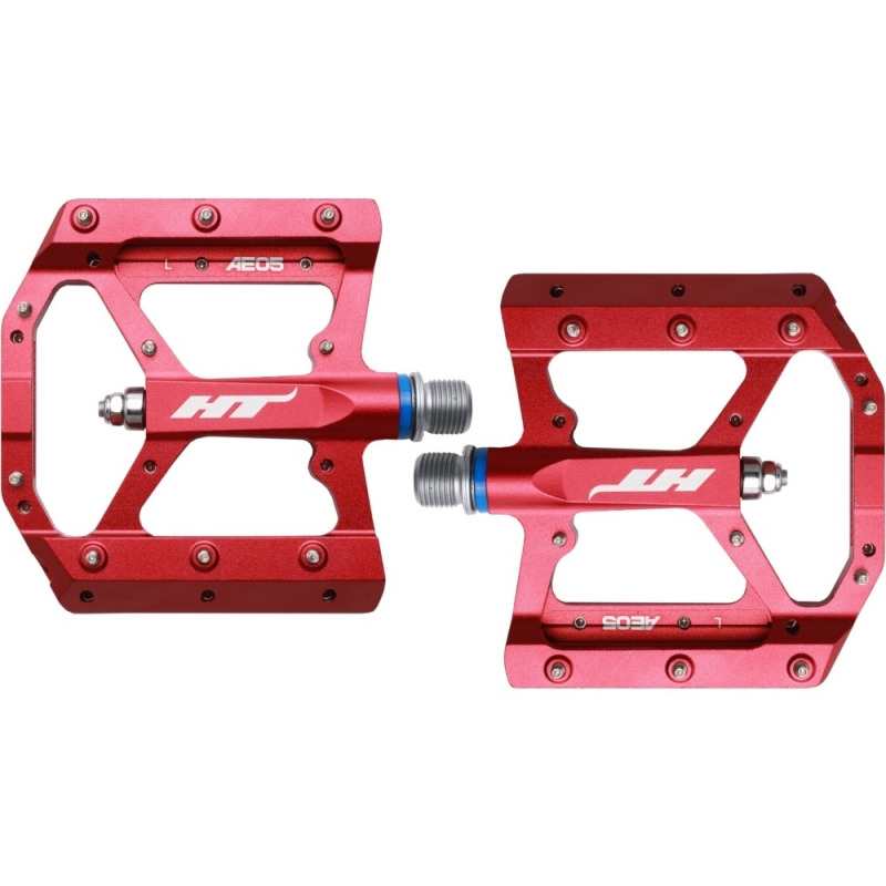 Pedały rowerowe HT AE05 czerwone