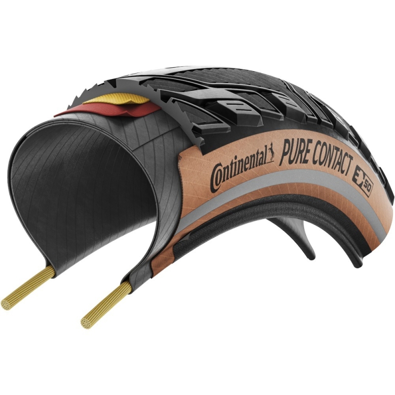 Opona Continental Pure Contact 28 czarno-brązowa