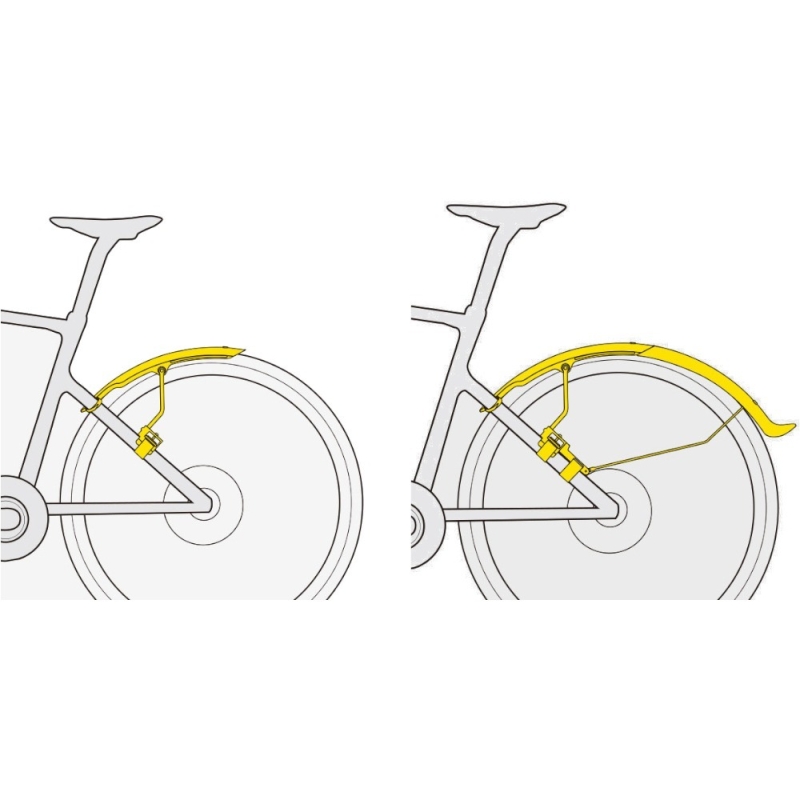 Komplet błotników Topeak Tetrafender R1 & R2