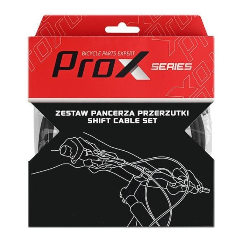 Zestaw linek i pancerzy przerzutki ProX C-L-0134 czarny