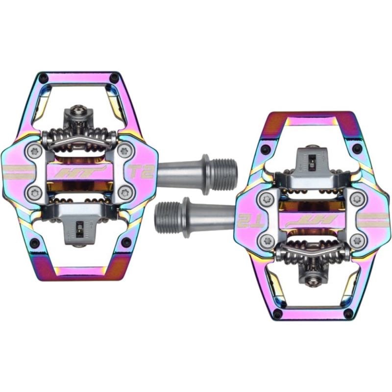 Pedały rowerowe HT T2 oilslick