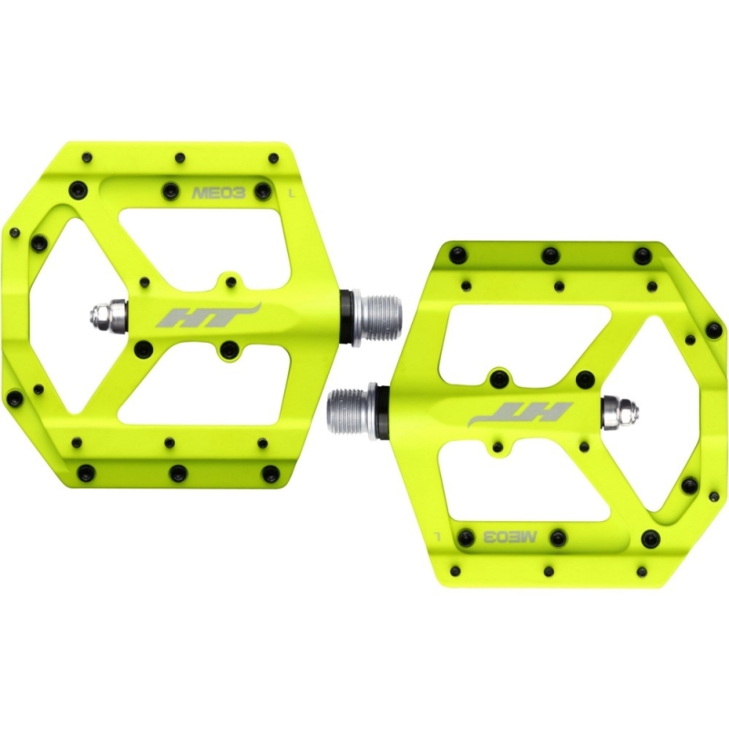 Pedały rowerowe HT ME03 neon żółte