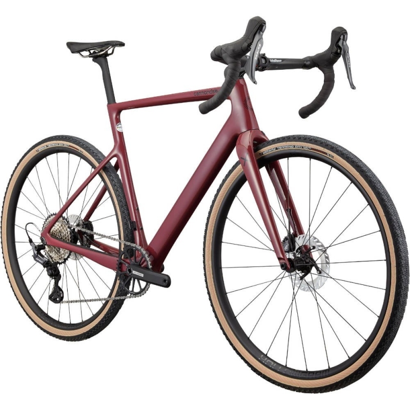 Rower gravel Cannondale SuperSix EVO SE 1 burgundowy