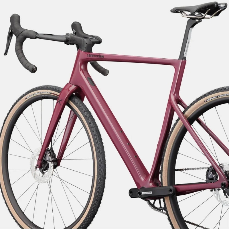 Rower gravel Cannondale SuperSix EVO SE 1 burgundowy