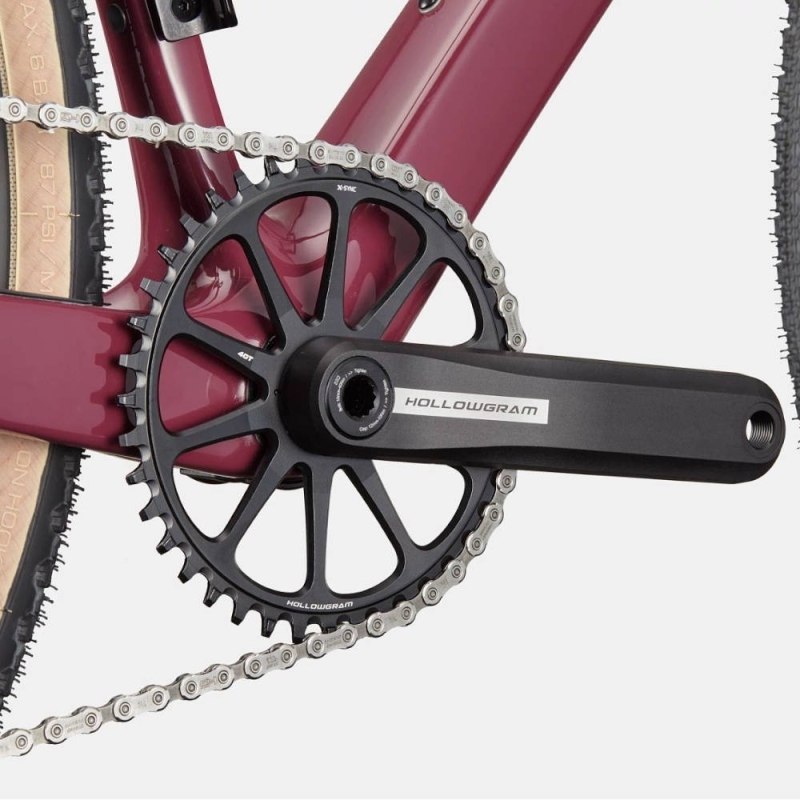 Rower gravel Cannondale SuperSix EVO SE 1 burgundowy