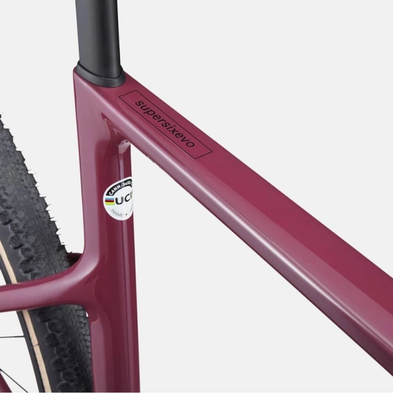 Rower gravel Cannondale SuperSix EVO SE 1 burgundowy