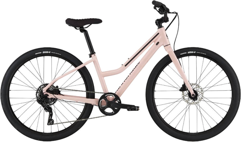 Rower miejski damski Cannondale Treadwell 2 Remixte różowy