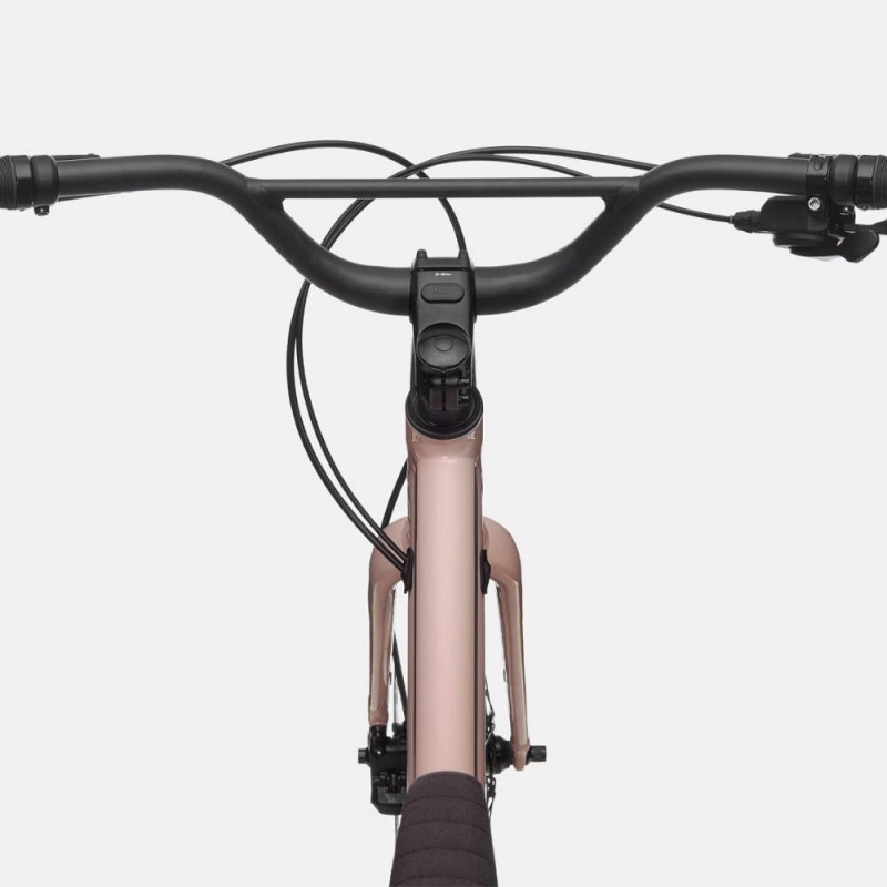 Rower miejski damski Cannondale Treadwell 2 Remixte różowy