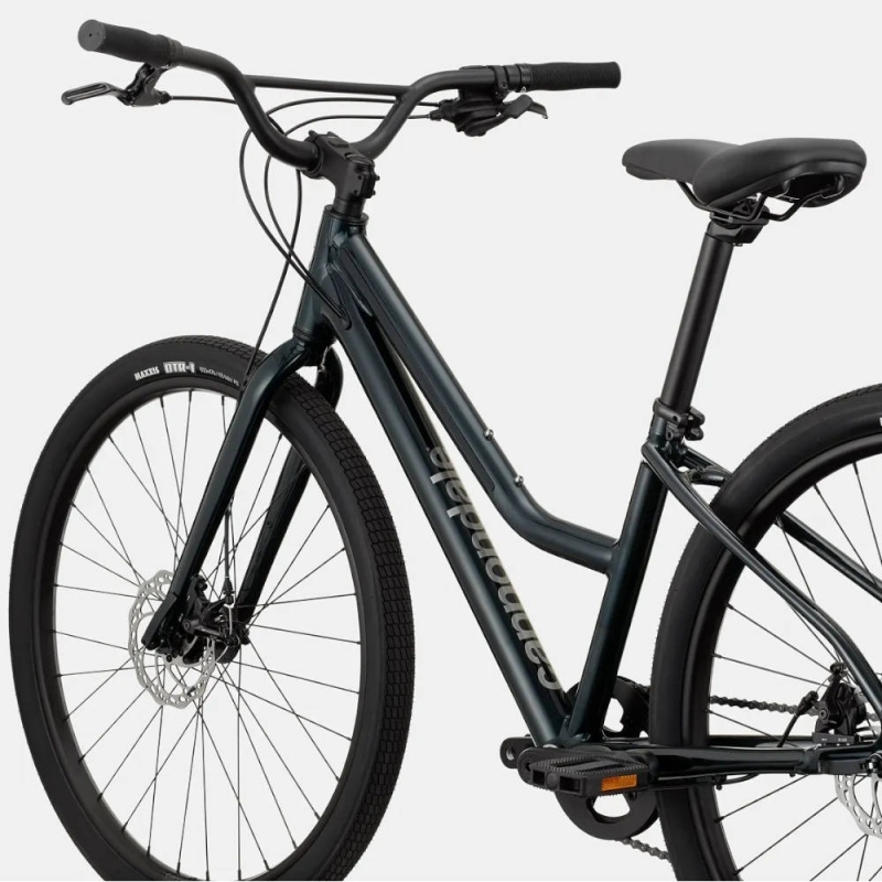 Rower miejski damski Cannondale Treadwell 3 Remixte ciemnozielony