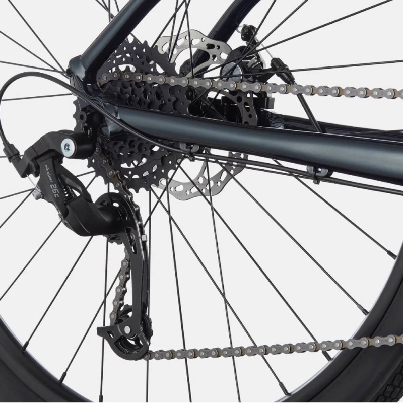 Rower miejski damski Cannondale Treadwell 3 Remixte ciemnozielony