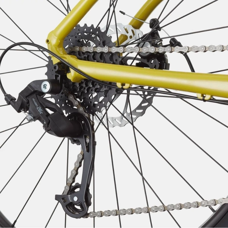 Rower miejski damski Cannondale Treadwell 3 Remixte żółty