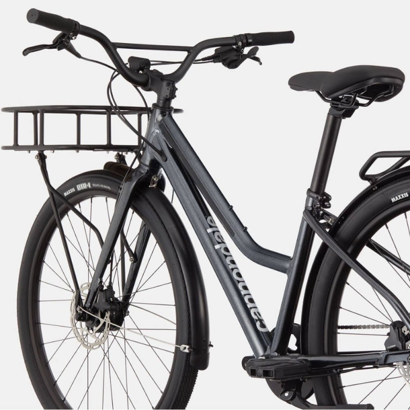 Rower miejski damski Cannondale Treadwell EQ DLX Remixte czarny