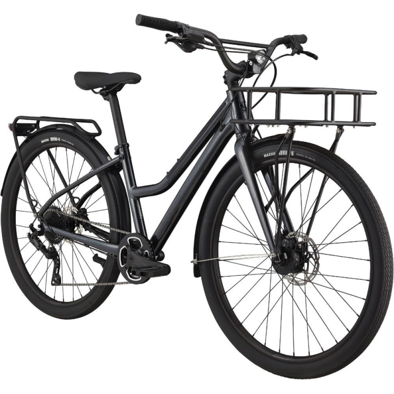 Rower miejski damski Cannondale Treadwell EQ DLX Remixte czarny