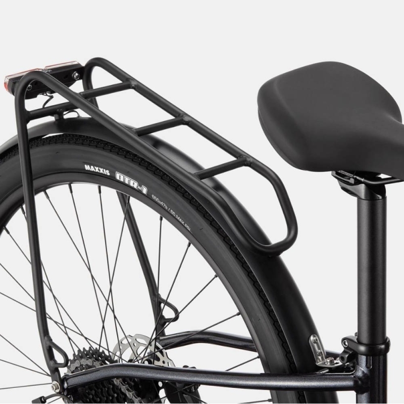 Rower miejski damski Cannondale Treadwell EQ DLX Remixte czarny