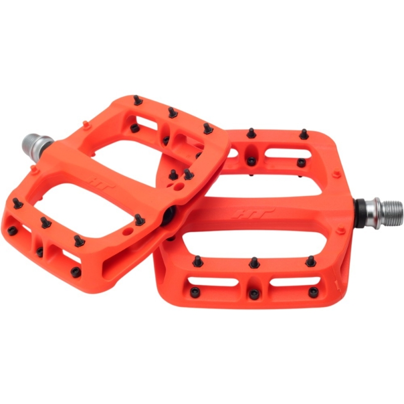 Pedały rowerowe HT PA03A neon pomarańczowe
