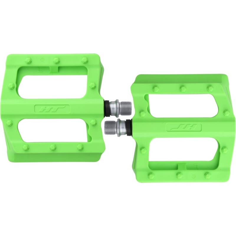 Pedały rowerowe HT PA12 neon zielone