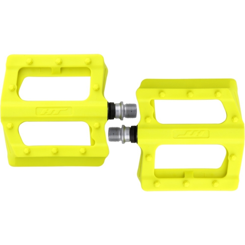 Pedały rowerowe HT PA12 neon żółte
