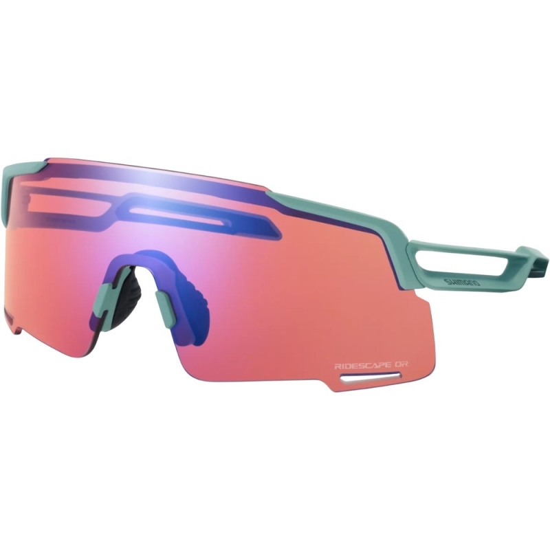 Okulary rowerowe Shimano Equinox CE-EQNX5 zielone (ridescape off-road)