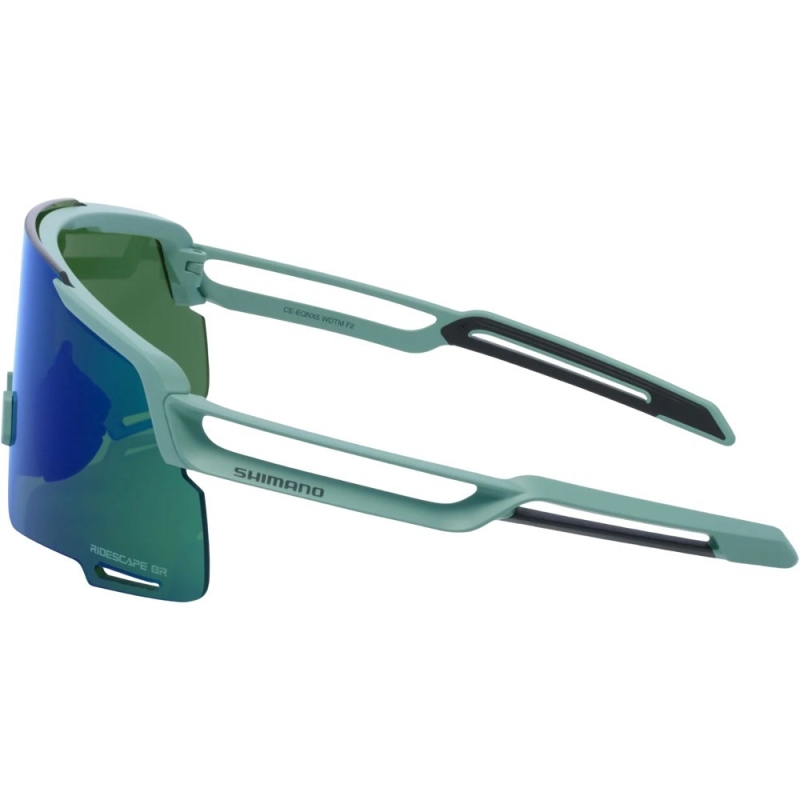 Okulary rowerowe Shimano Equinox CE-EQNX5 zielone (ridescape gravel)
