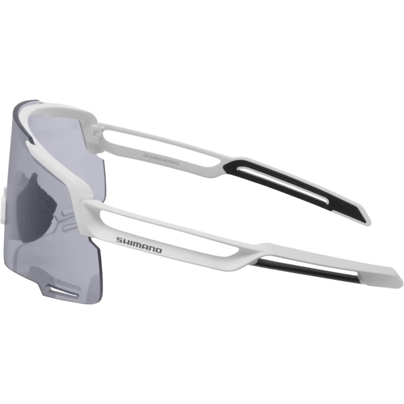 Okulary rowerowe Shimano Equinox CE-EQNX5 białe (fotochromowe)
