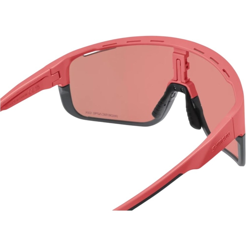 Okulary rowerowe Shimano Pulsar CE-PLSR3 czerwone (ridescape off-road)