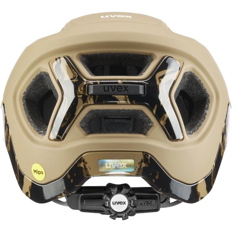 Kask rowerowy Uvex React MIPS beżowy