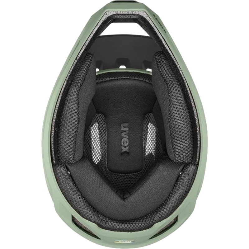 Kask rowerowy fullface Uvex Ravage zielony