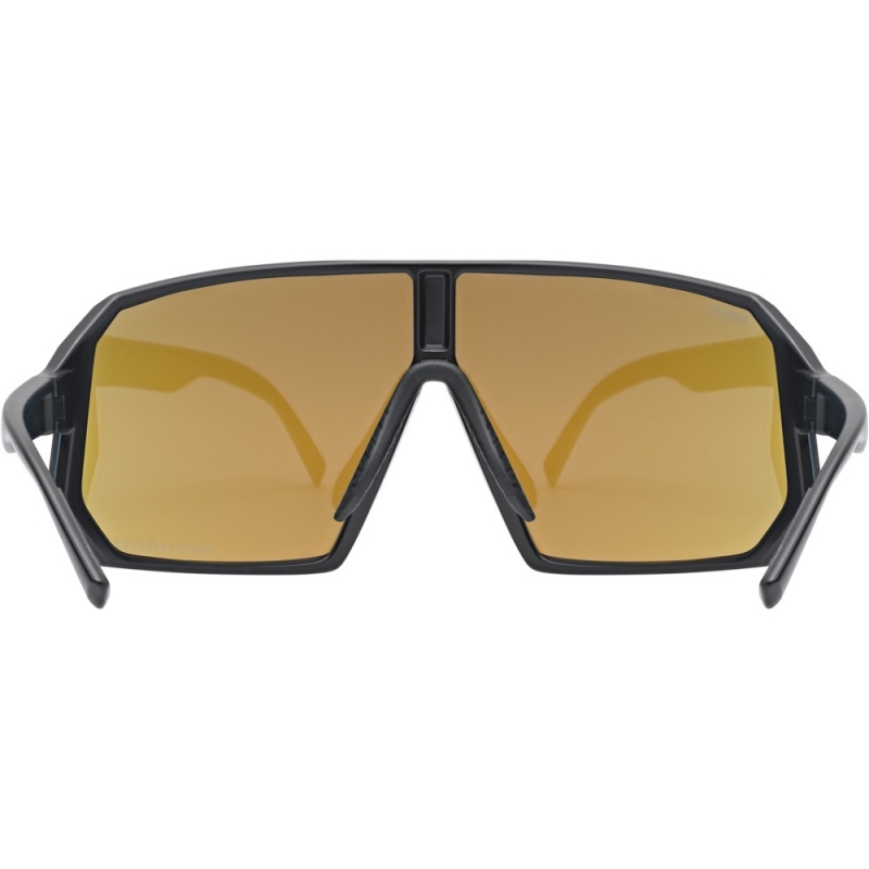 Okulary rowerowe Uvex Sportstyle 237 CV czarne (niebieskie soczewki)