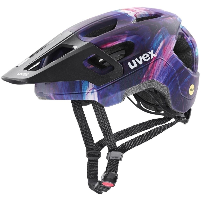 Kask rowerowy Uvex React Junior MIPS fioletowy