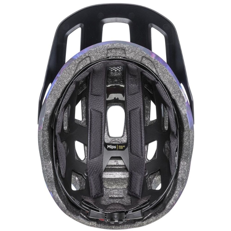 Kask rowerowy Uvex React Junior MIPS fioletowy