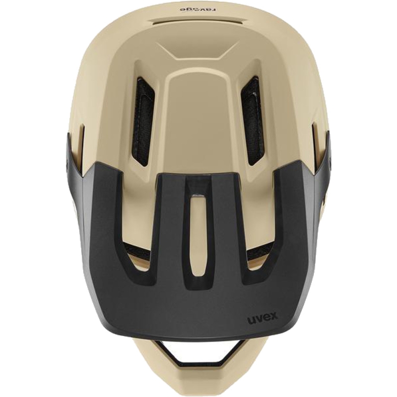 Kask rowerowy fullface Uvex Ravage beżowy