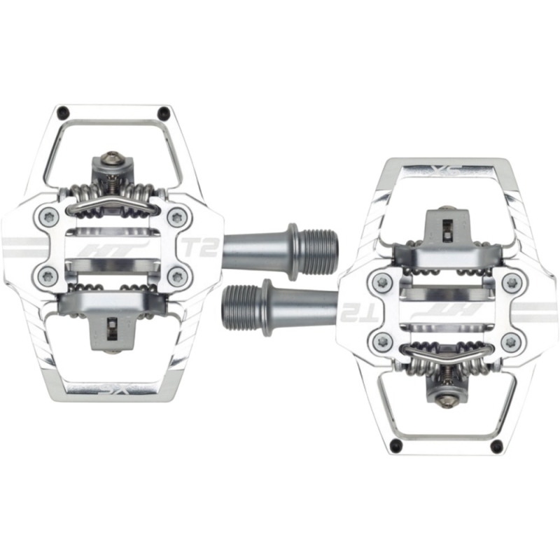Pedały rowerowe HT T2-SX srebrne