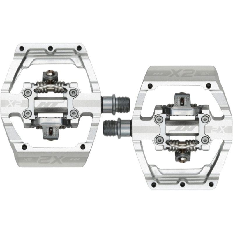 Pedały rowerowe HT X2-SX srebrne