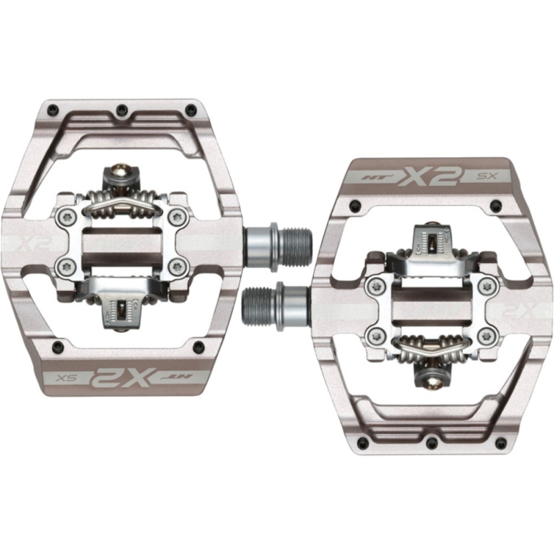 Pedały rowerowe HT X2-SX szare