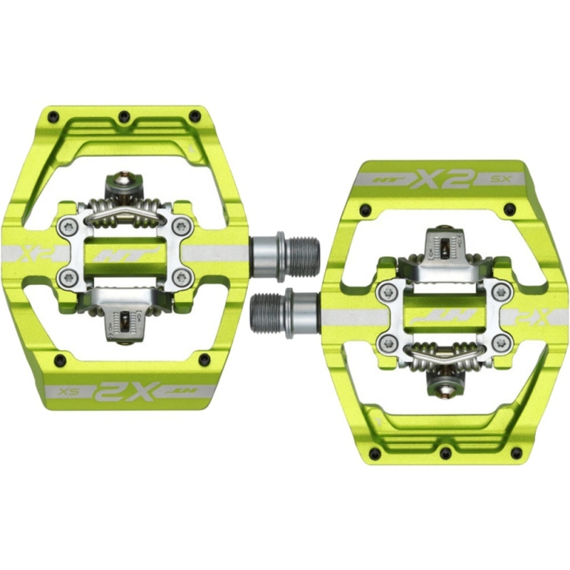 Pedały rowerowe HT X2-SX zielone