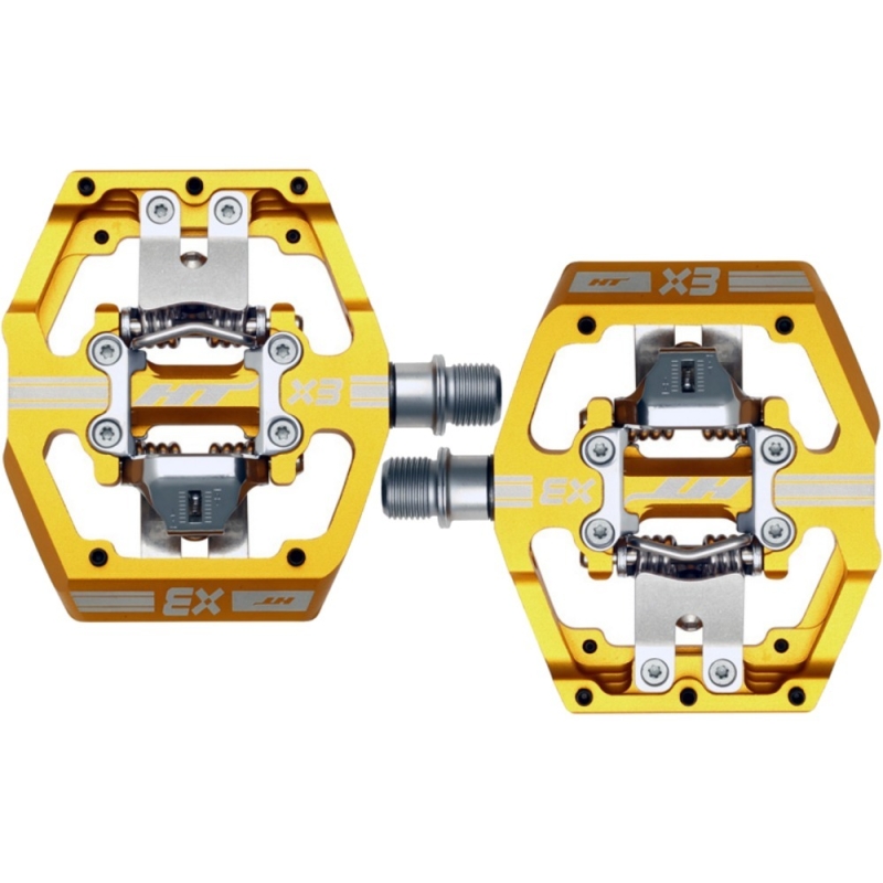 Pedały rowerowe HT X3 złote