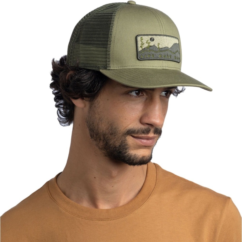 Czapka z daszkiem Buff Explore Trucker Cap wate forest