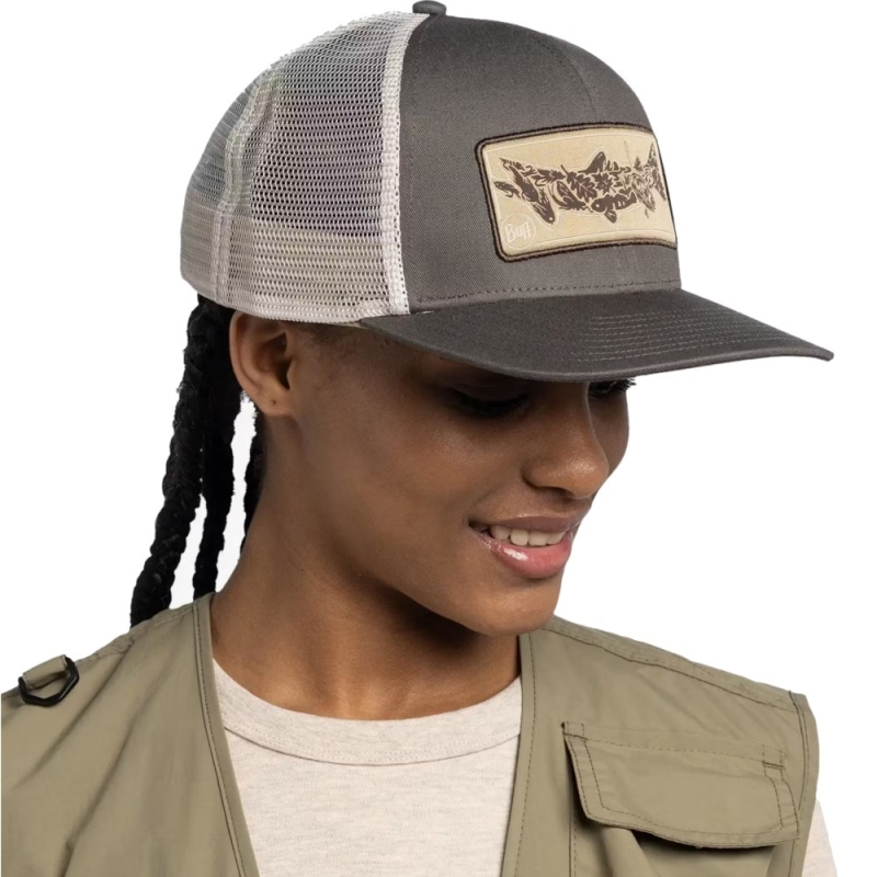 Czapka z daszkiem Buff Explore Trucker Cap lake river khaki