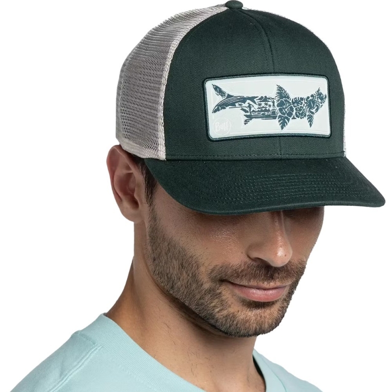 Czapka z daszkiem Buff Explore Trucker Cap salt green