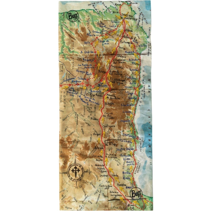 Chusta Buff Coolnet UV camino geo
