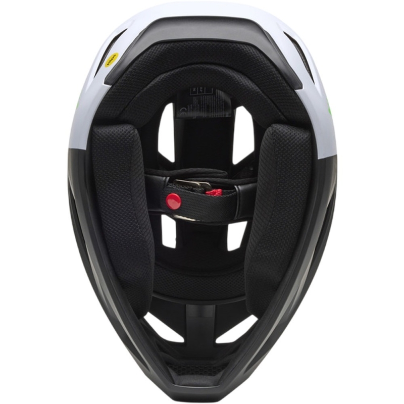 Kask rowerowy fullface Fox Junior Rampage 5050 MIPS biało-czarny
