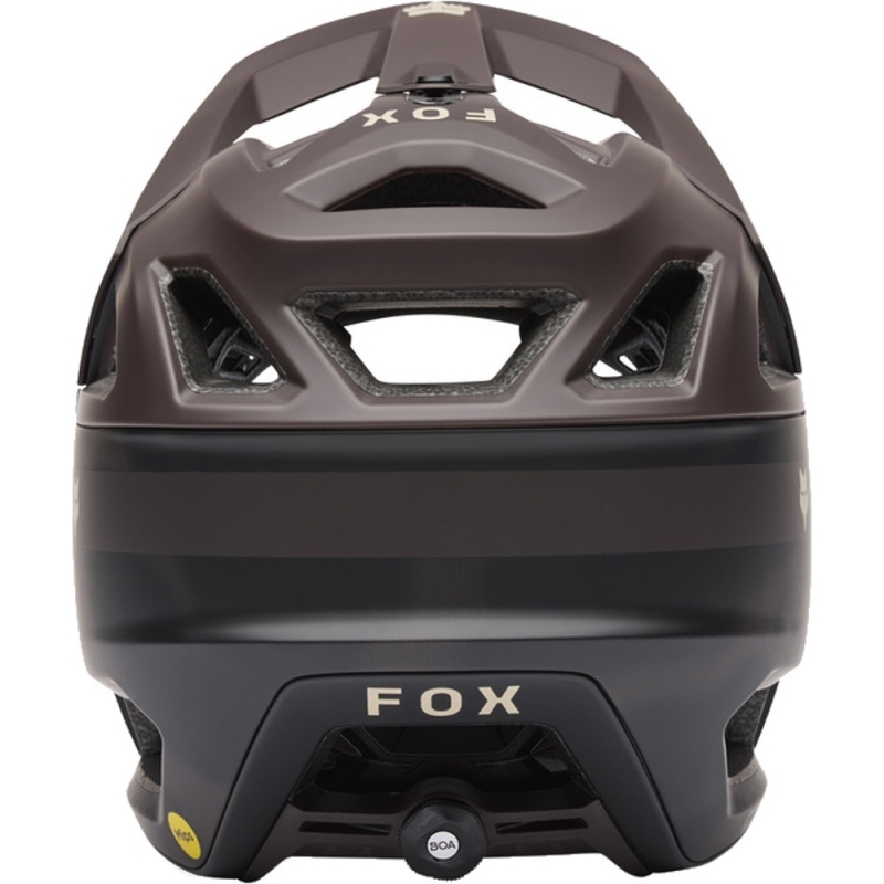 Kask rowerowy Fullface Fox Proframe RS Taunt MIPS brązowy