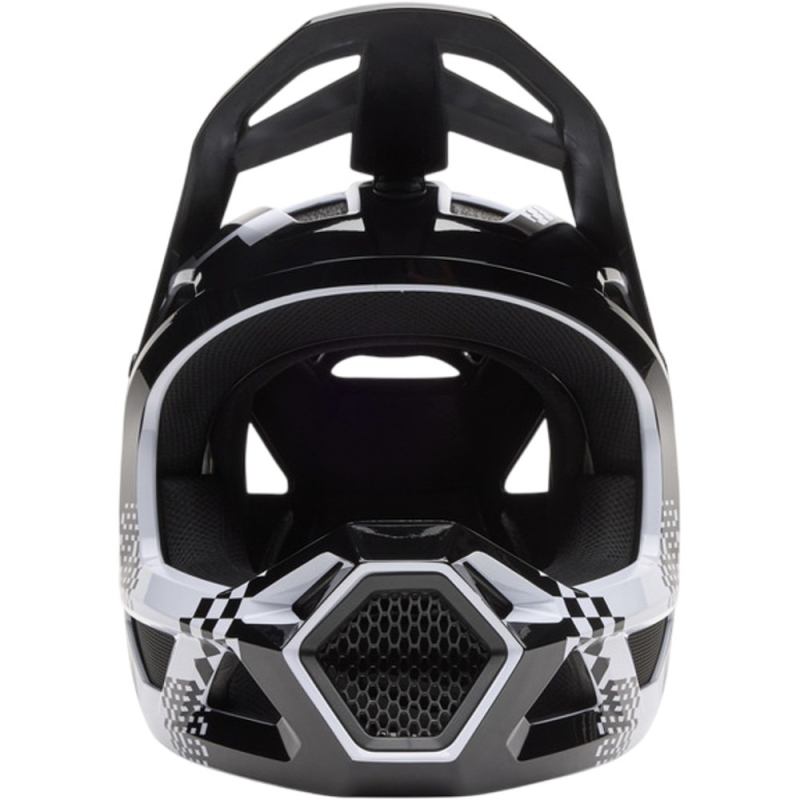 Kask rowerowy Fullface Fox Rampage Digi Image MIPS biało-czarny