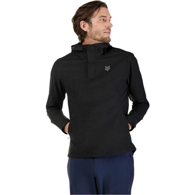 Bluza rowerowa Fox Ranger Wind Pullover czarna