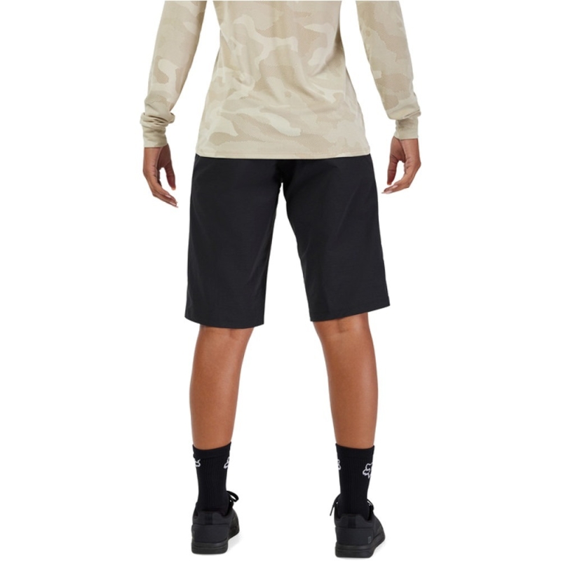 Szorty rowerowe damskie Fox Lady W Ranger Liner czarne
