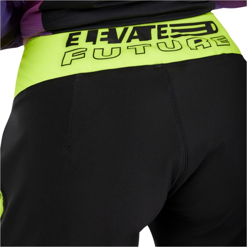 Spodnie rowerowe damskie Fox Lady Flexair Elevated Future czarne