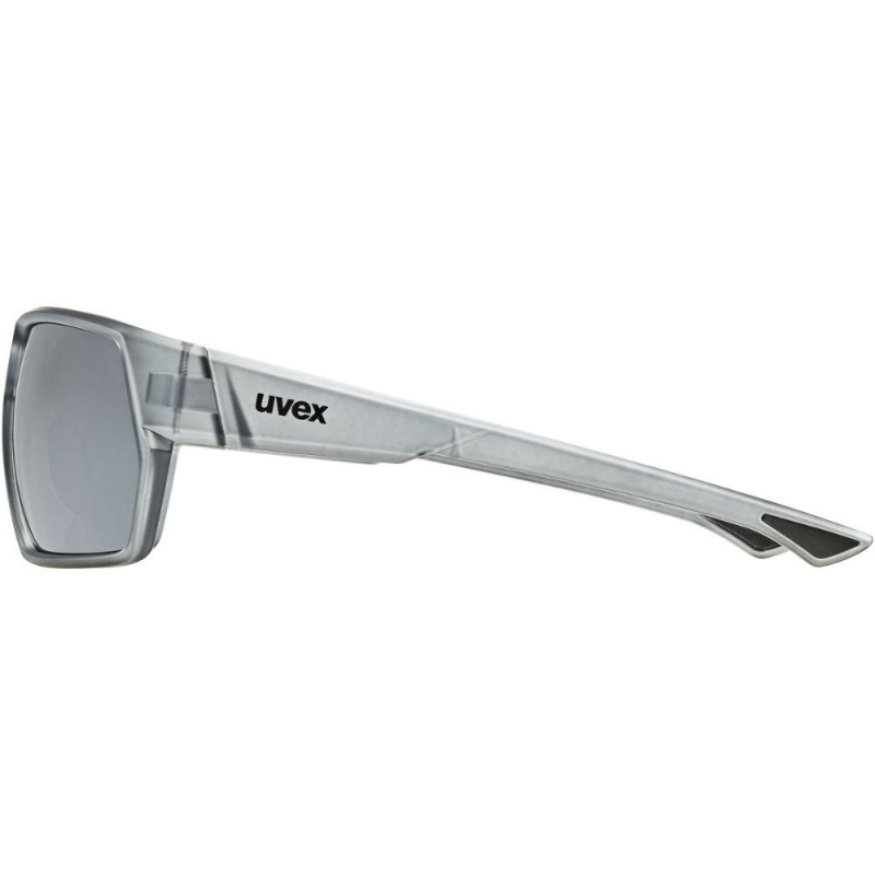 Okulary rowerowe Uvex Sportstyle 238 szare (srebrne soczewki)